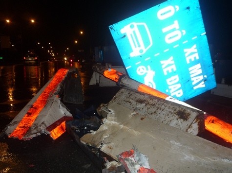 Nhiều vụ tai nạn xảy ra do phân làn đường giao thông.